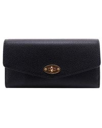 Mulberry - Leather Wallet With Engraved Logo - Lyst