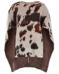 Stella McCartney - Appaloosa Cape Knit Sweater - Lyst