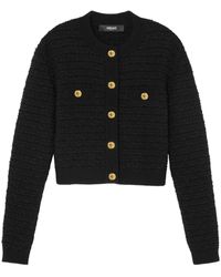 Versace - Knit Sweater College Tweed Clothing - Lyst