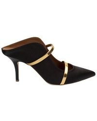 Malone Souliers - Mules Maureen 70Mm Color Nere E Oro - Lyst