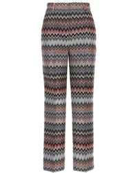 Missoni - Zig Zag Blend Trousers - Lyst