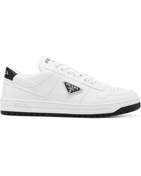 Prada - White Logo Sneaker - Lyst