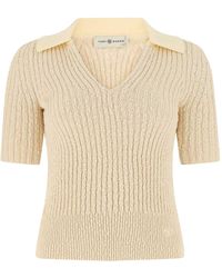 Tory Burch T-shirt And Top - Natural