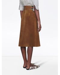 Gucci Knee-length skirts for Women - Up to 10% off at Lyst.com