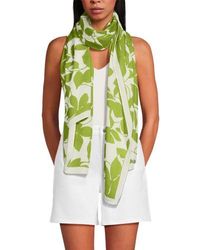 Lands' End - Fließender Schal, Damen, Größe:Null Regular, Viskose, By - Lyst