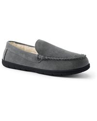 lands end mens slippers