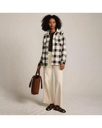 Lands' End - Anyweather Fleece-Hemdjacke, Damen, Größe:32-34 Petite, Polyester, By - Lyst