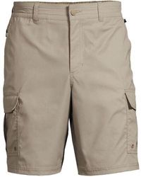 Lands' End - Schnelltrocknende Cargo-Shorts, Herren, Größe:44-46 Regular, Polyester-Mischung, By - Lyst