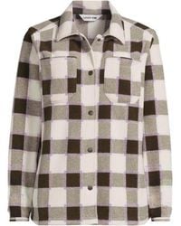 Lands' End - Anyweather Fleece-Hemdjacke, Damen, Größe Plus, Polyester, By - Lyst