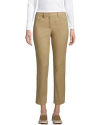 Lands' End - Slim Fit 7/8-Chinos - Lyst