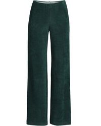 Lands' End - Strickcord-Hose Mit Weitem Bein, Damen, Größe:32-34 Regular, Baumwolle/Polyester-Mischung, By - Lyst