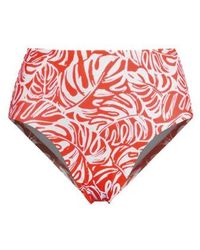 Lands' End - High Waist Bikinihose, Leichtes Shaping, Damen, Größe Plus, Elasthan/Nylon-Mischung, By - Lyst