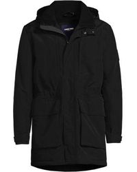 Lands' End - Wasserdichter, Isolierter Squall-Parka, Herren, Größe:44-46 Regular, Nylon, By - Lyst