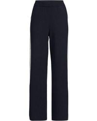 Lands' End - Feinstrick-Jerseyhose Mit Streifendetail, Damen, Größe:32-34 Regular, By - Lyst