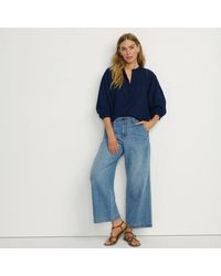 Lands' End - Bluse Im Leinenmix, Damen, Größe:32-34 Regular, Leinen/Viskose, By - Lyst