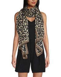 Lands' End - Fließender Schal, Damen, Größe:Null Regular, Viskose, By - Lyst