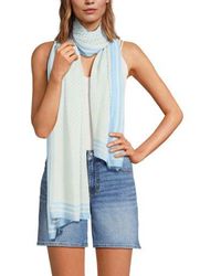 Lands' End - Fließender Schal, Damen, Größe:Null Regular, Viskose, By - Lyst
