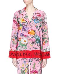 gucci pajama shirt