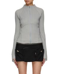 Hyein Seo - Knitted Zip Up Top - Lyst