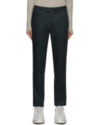 dark blue with black pants