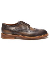 Magnanni Rounded Natural Derby Men Shoes Lace Ups Derbies Rounded Natural Derby - Brown