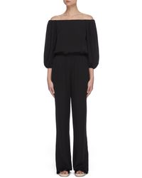 theory black jumpsuit