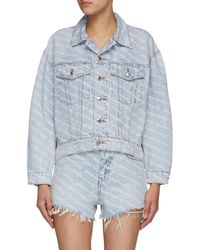 Alexander Wang Cotton Logo Jacket in 