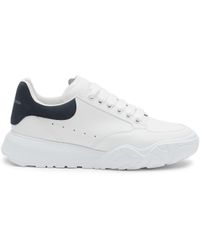 Alexander McQueen Court' Low-top Leather Trainers Men Shoes Trainers Court' Low-top Leather Trainers - White