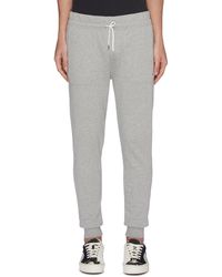 maison kitsune sweatpants