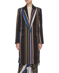 burberry peak lapel cashmere wrap coat