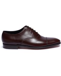 Save 14% Mens Shoes Lace-ups Oxford shoes John Lobb Leather Haddington Norwegian Derby Shoes in Black for Men 