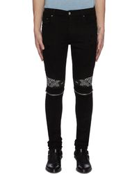 white mike amiri jeans