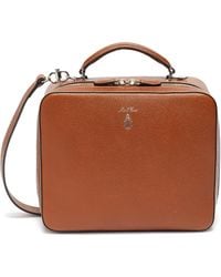 Mark Cross Acorn 'baker Messenger' Bag In Leather Men Bags Messenger Bags 'baker Messenger' Bag In Leather - Multicolour