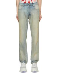 KENZO - Drawn Varsity Bara Slim Fit Dirty Wash Dyed Jeans - Lyst