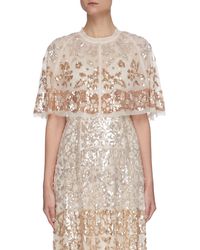 Needle & Thread Sequin Embellished Cape - Multicolour