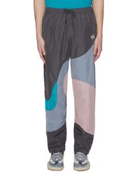 daily paper track pants blue