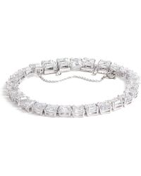 Swarovski 'millenia' Square Cut Crystal Zirconia Bracelet - White
