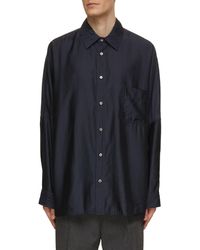 WOOYOUNGMI - Chest Pocket Button Up Shirt - Lyst