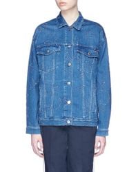 stella mccartney star denim jacket