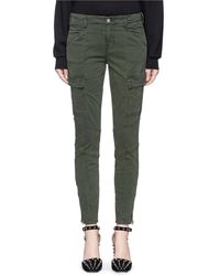 J Brand 'houlihan' Slim Fit Zip Cuff Cargo Trousers - Green