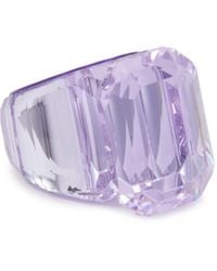 Swarovski - 'lucent' Medium Full Crystal Cocktail Ring — Size 58 - Lyst