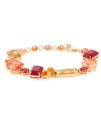 Swarovski 'gema' Multi Cut Crystal Bracelet - Pink