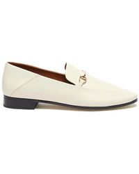 Pedder Red White Rex Horsebit Leather Loafers Women Shoes Flats Loafers & Moccasins Rex Horsebit Leather Loafers