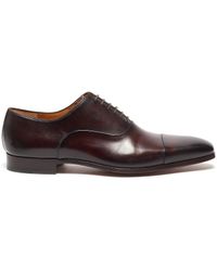 Magnanni - Cap Toe 6-eyelet Leather Oxford Shoes - Lyst