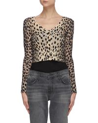 r13 leopard cardigan