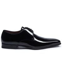 Magnanni Patent Leather Derbies Men Shoes Lace Ups Derbies Patent Leather Derbies - Black