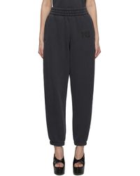 T By Alexander Wang - Puff Logo Terry Sweatpants - Lyst