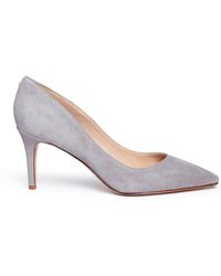 Sam Edelman 'tristan' Suede Court Shoes - Gray