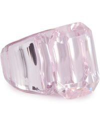 Swarovski - 'lucent' Medium Full Crystal Cocktail Ring — Size 58 - Lyst