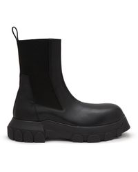 Rick Owens - Beatle Bozo Tractor Lug-sole Leather Ankle Boots - Lyst